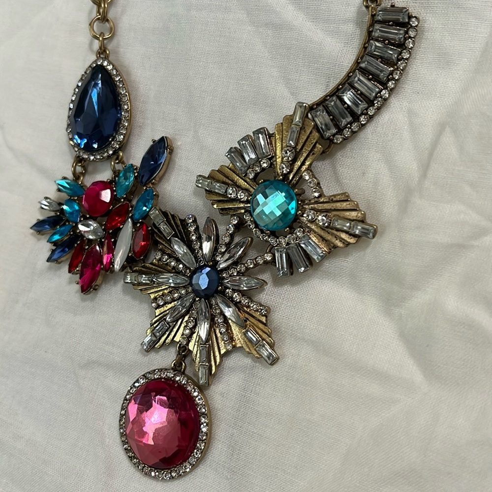 Multi-Colored Stone Necklace - image 4